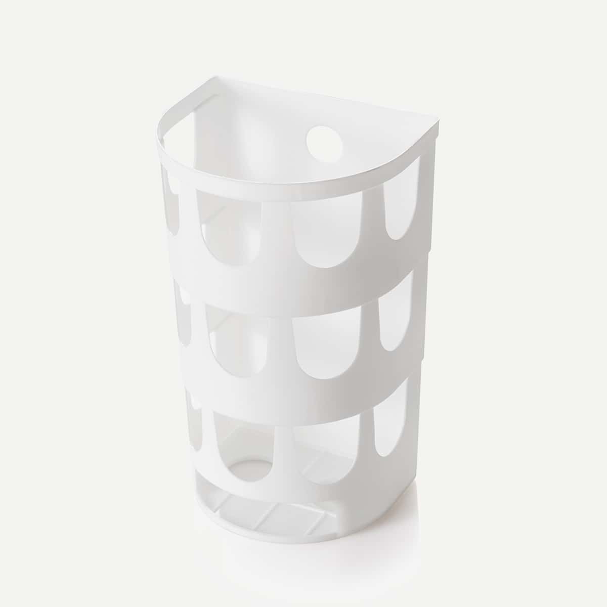 

Wall Mounted Plastic Bag Dispenser, White