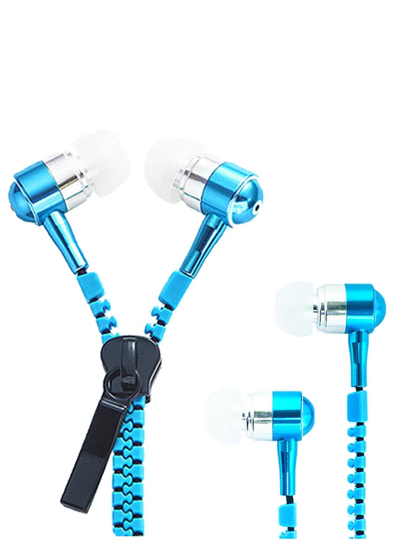 Zipper Design Ear Pods ROMWE