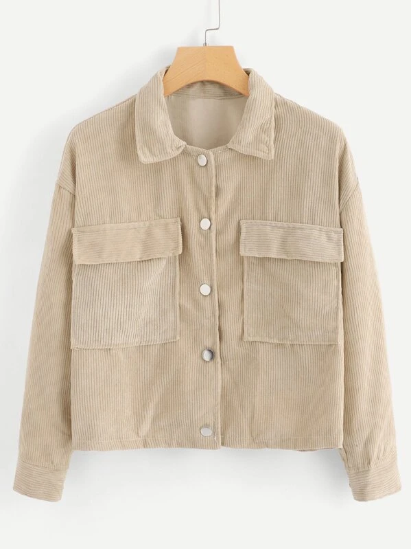 Dual Pocket Corduroy Jacket Dual Pocket Corduroy Jacket