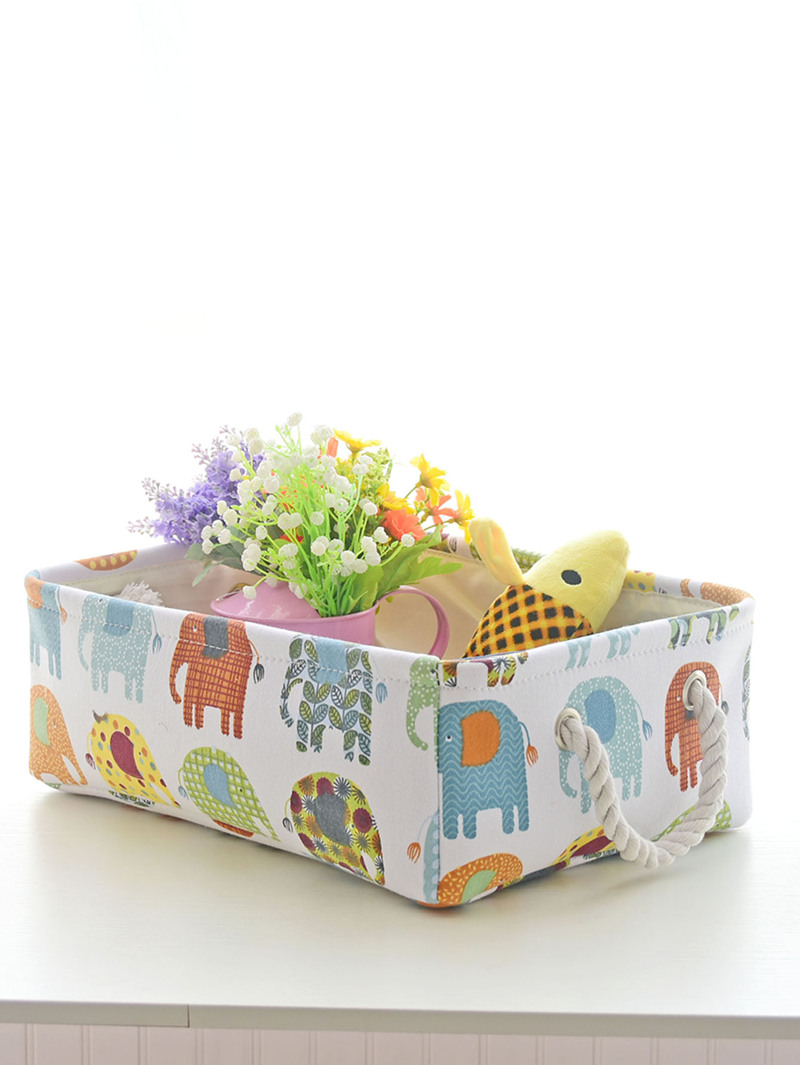 

Cartoon Print Storage Box, Multicolor