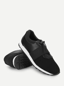 Low Top Slip On Velcro Sneakers