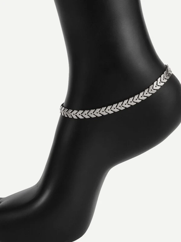 Wheat Ears Design Anklet Shein In