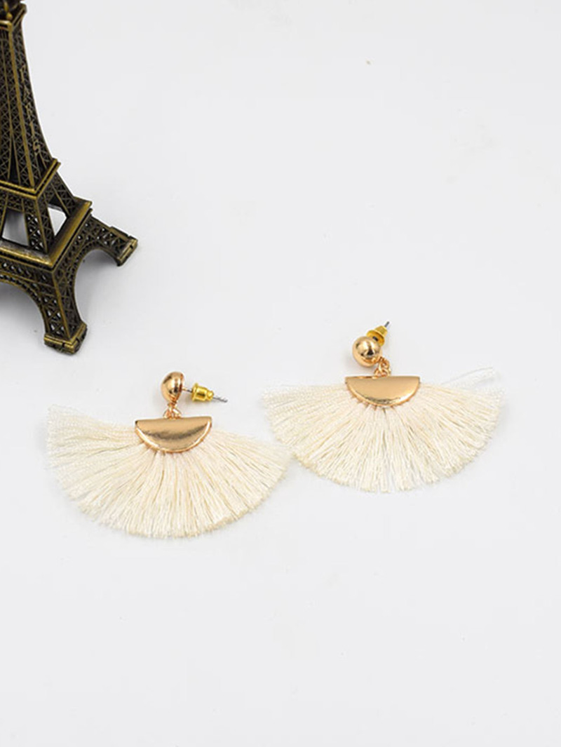 

Tassel Drop Earrings, Yellow