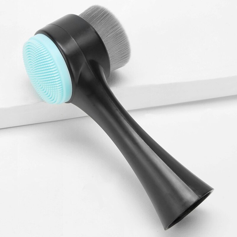 

Double Sided Facial Cleaning Brush, Black