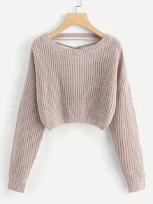 Shein crop sweater clearance