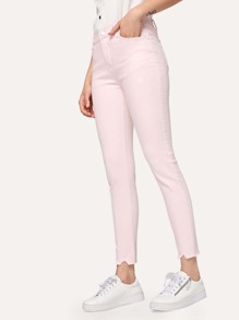 Solid Skinny Jeans