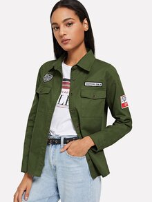 Dual Pocket Patched Jacket