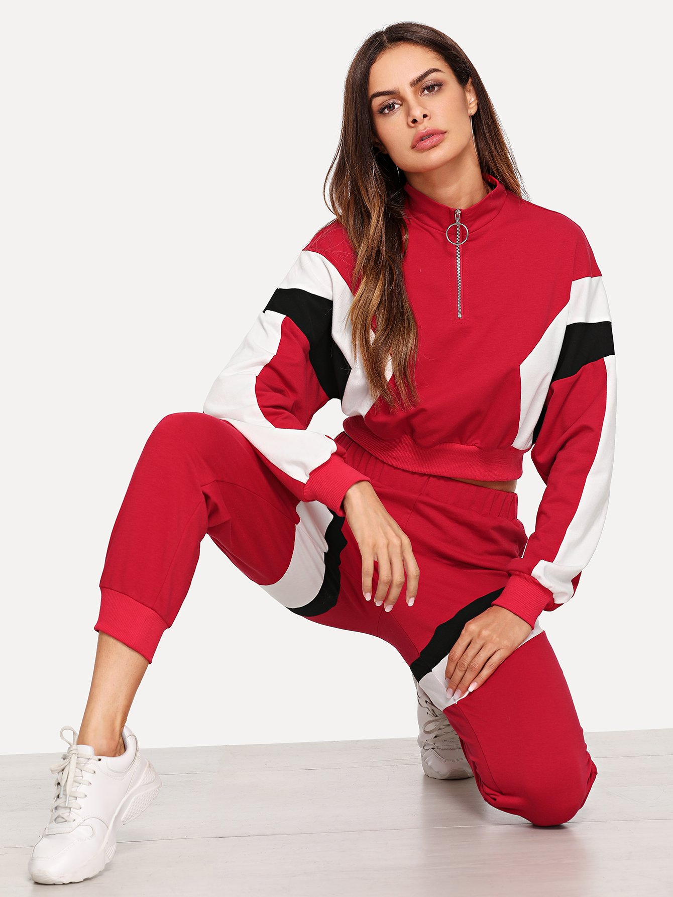 SHEIN Chándal color block | Mode de Mujer | SHEIN España