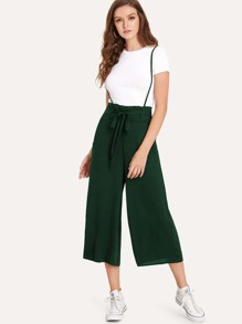 Knot Front Pocket Side Cami Pants