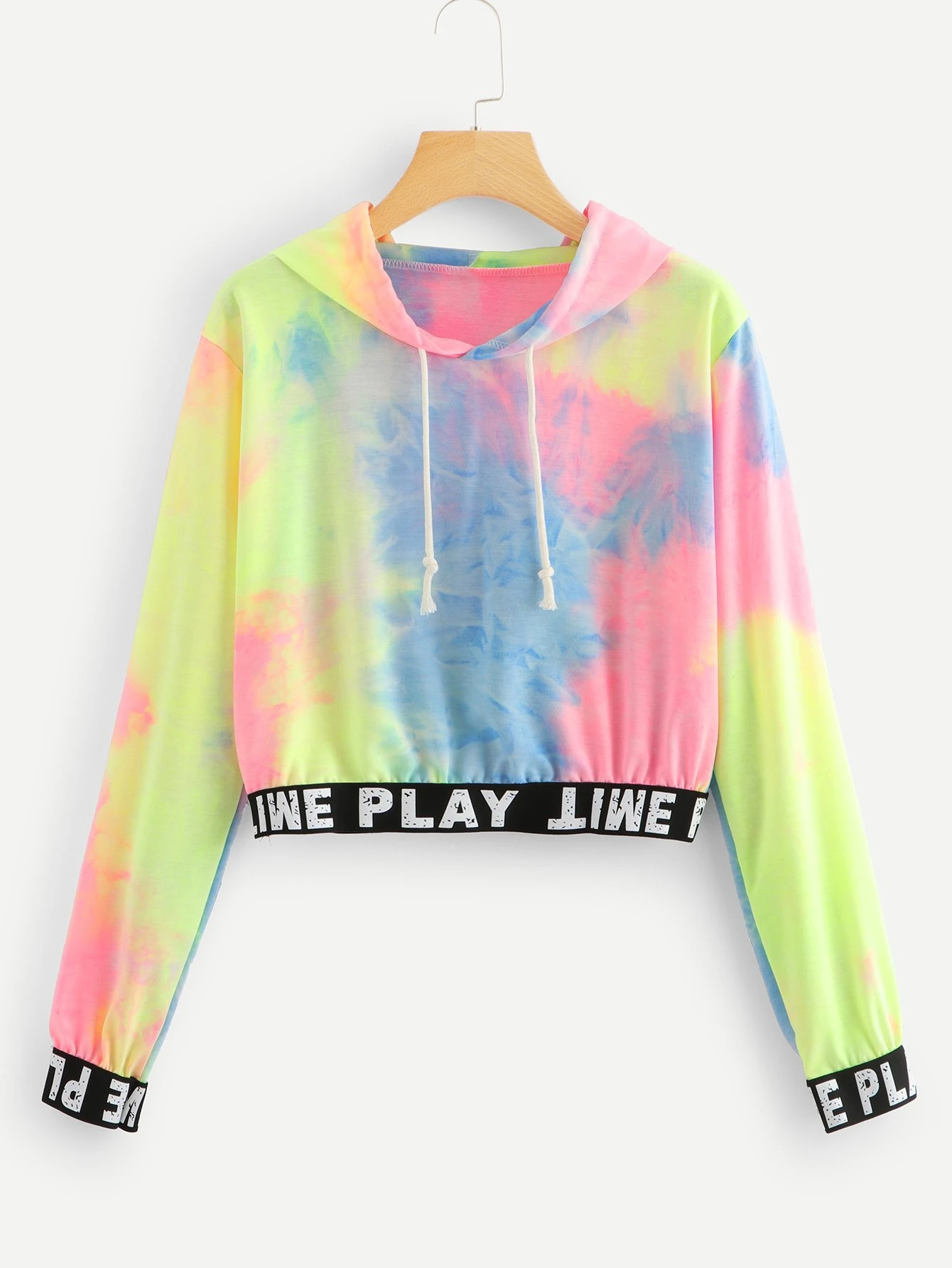 Hoodie crop tie dye Clearance