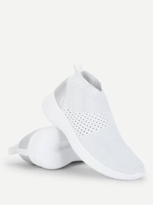 High Top Slip On Sneakers