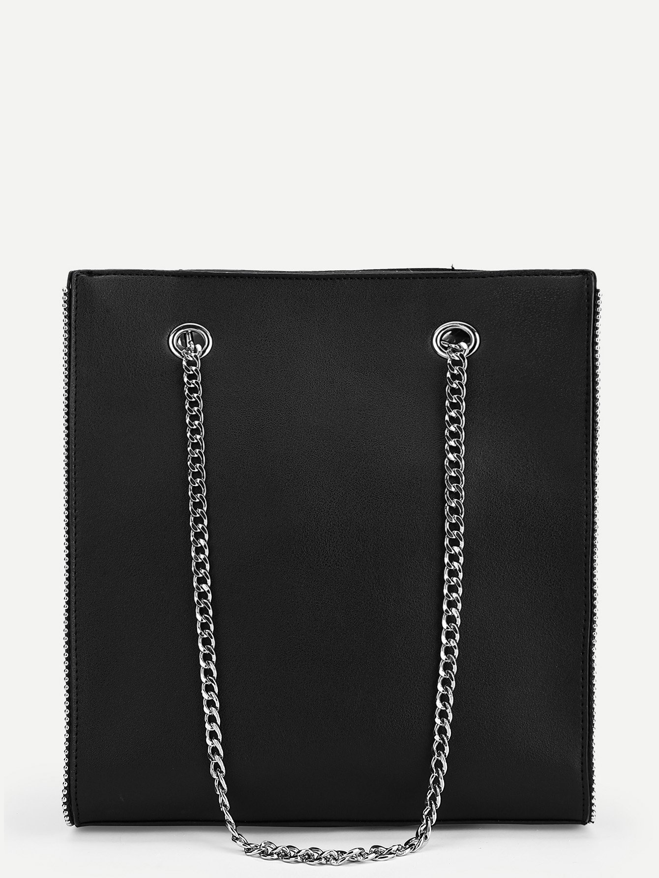 Metal Ball Trim Chain Bag