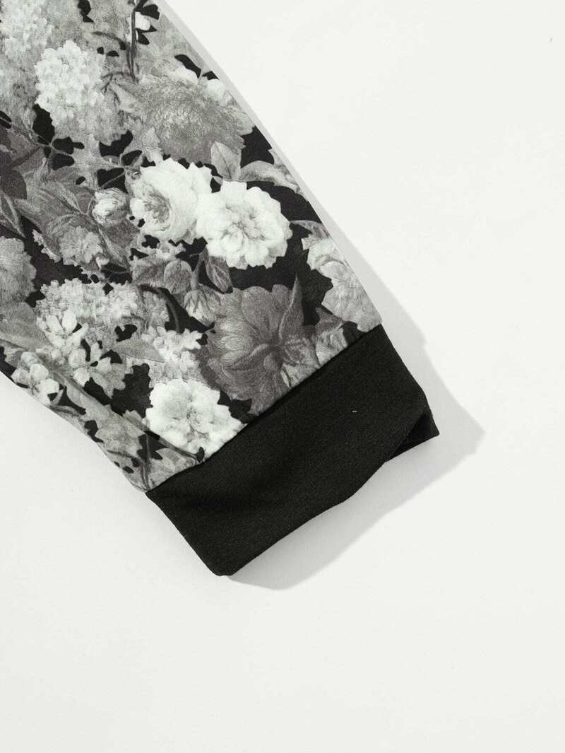 de de con hombre estampado Camisa flores ukZOiTPX