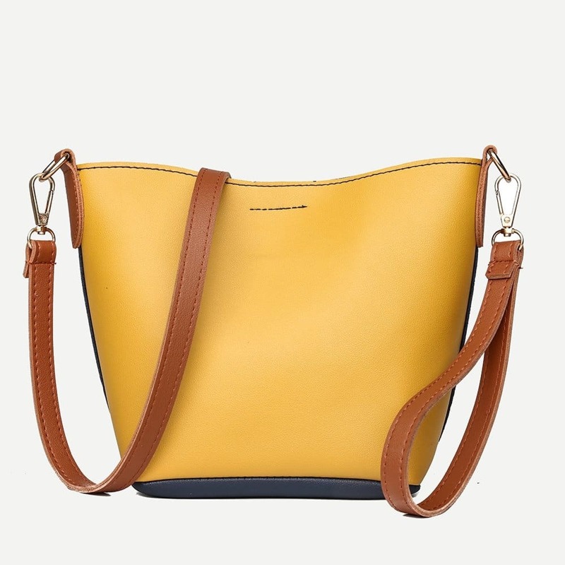 

Color Block Shoulder Bag, Multicolor