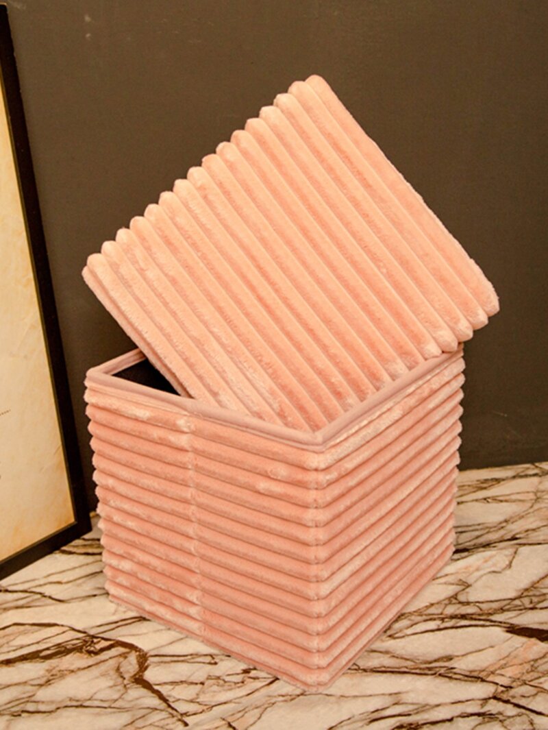

Multi Function Cube Storage Ottoman, Pink