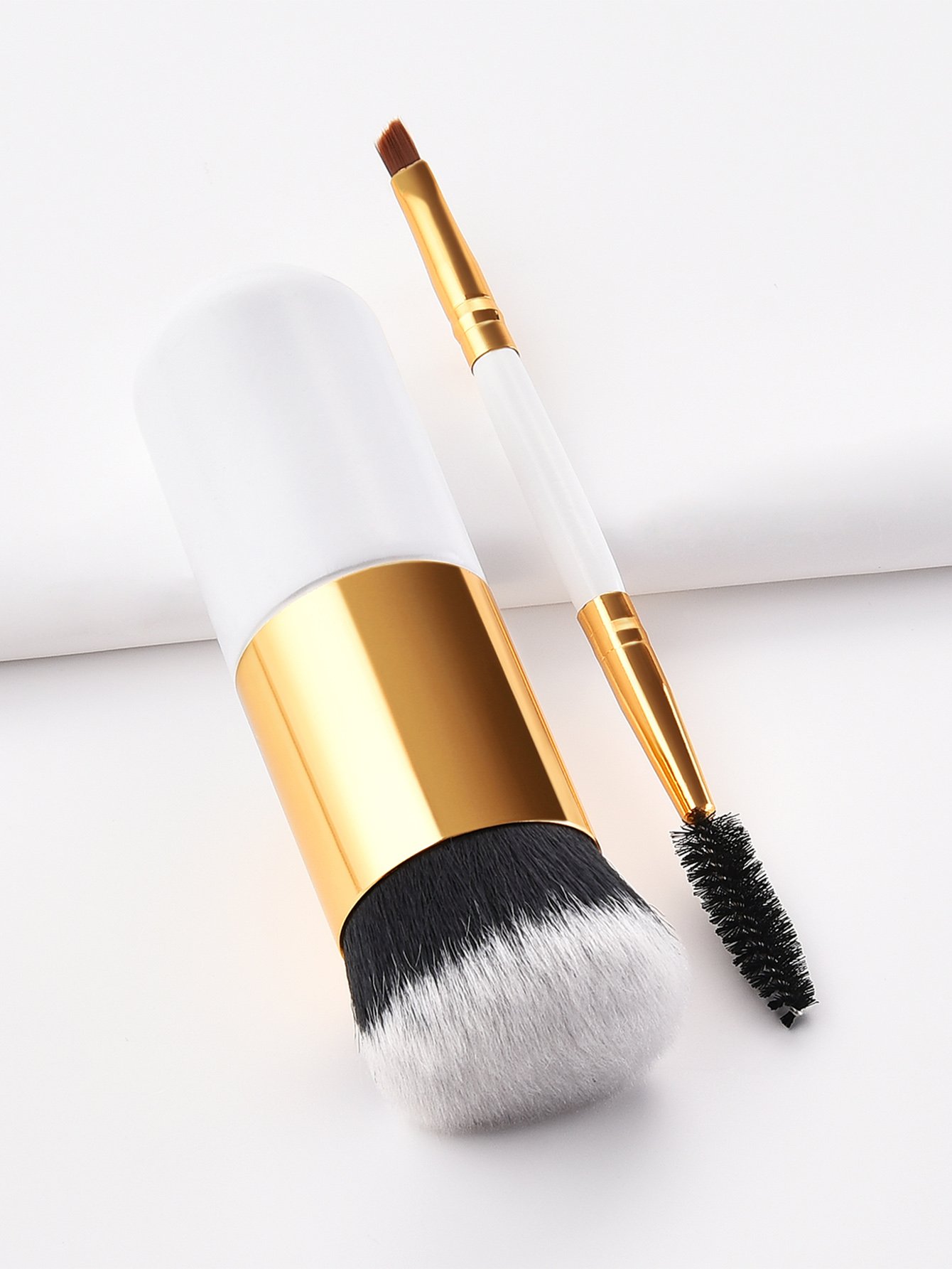 Two Head Eye Brush and Chunky Brush Set 2pcs