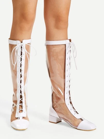 botas transparentes