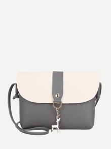 Two Tone Flap Bag