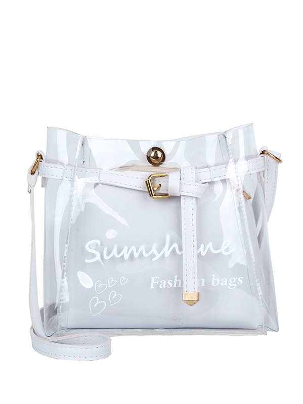 Clear Bag With Inner Pouch