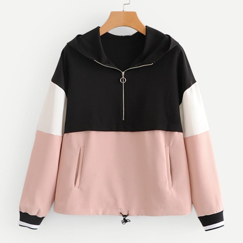 

Cut And Sew Anorak Jacket, Multicolor