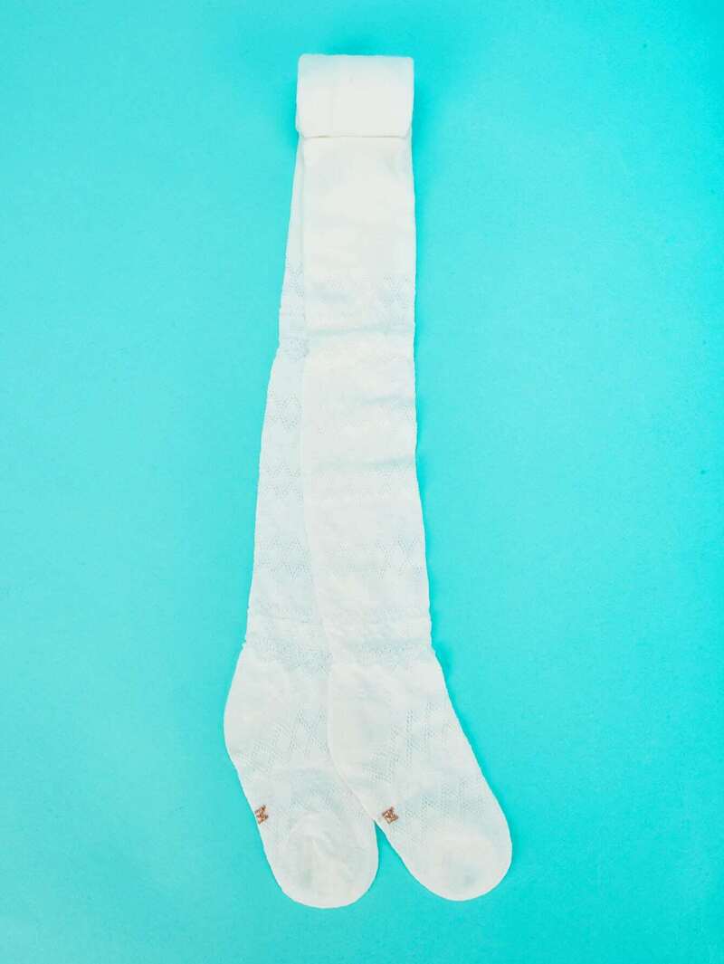

Girls Plain Tights, White