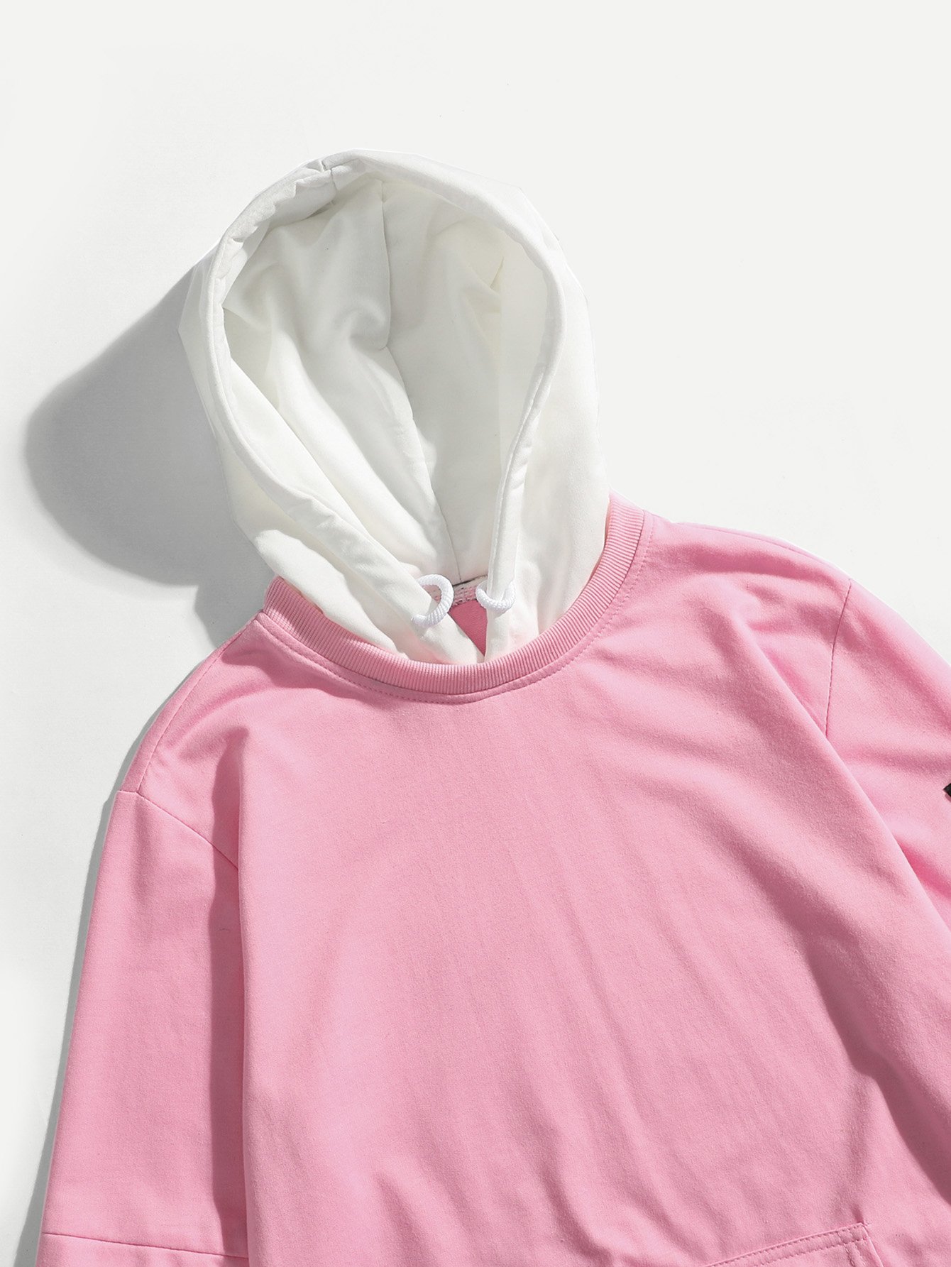 cheap men hand and letter print hooded sweatshirt for sale