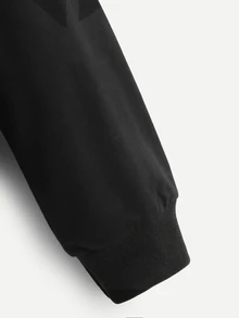 Veste colorblock zippée - Multicolore - Voir 4