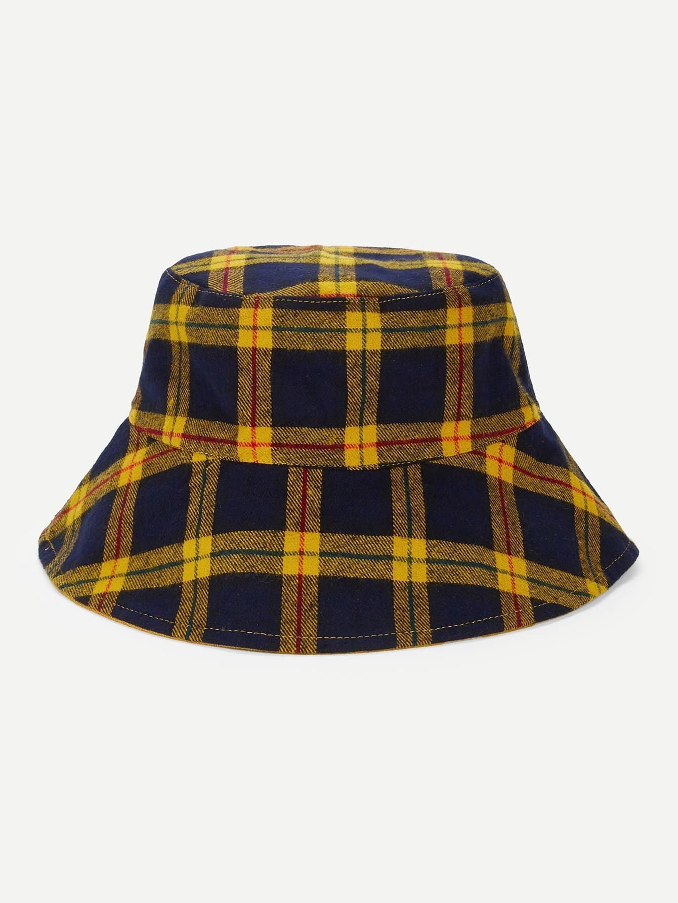 plaid bucket hat