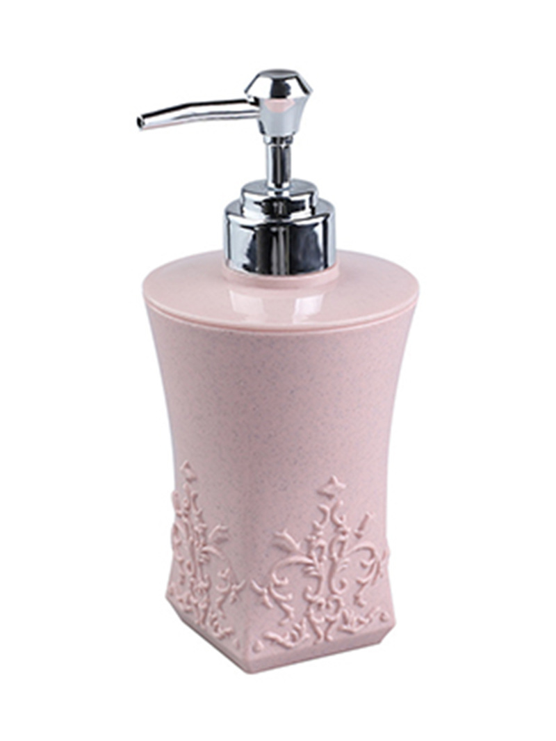 

Flower Decor Press Type Lotion Bottle, Pink
