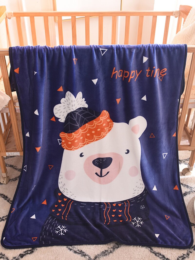 

Bear Print Blanket 1 PC, Multicolor