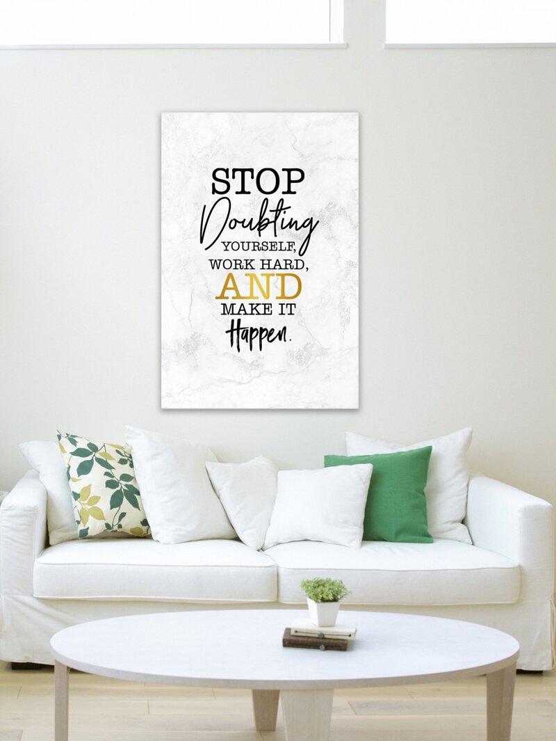 

Slogan Print Cloth Wall Art