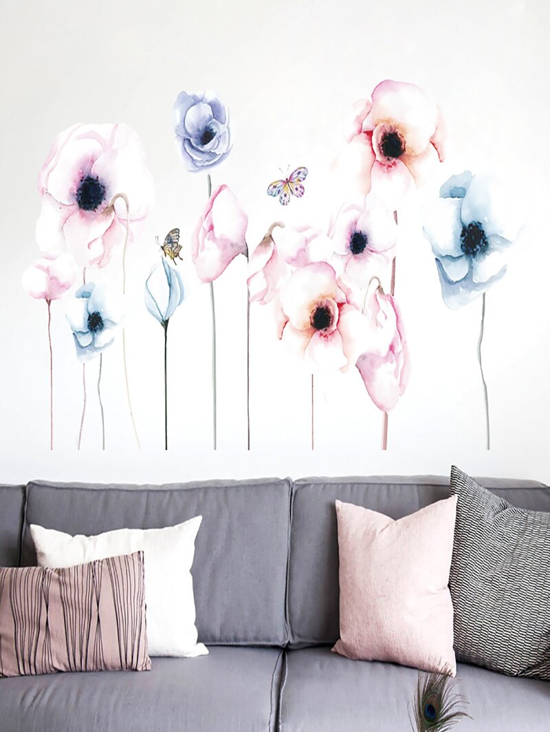 

Floral Print Wall Sticker