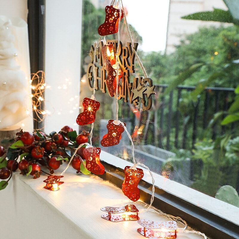 

Christmas 2M Sock String Light 12V, Red