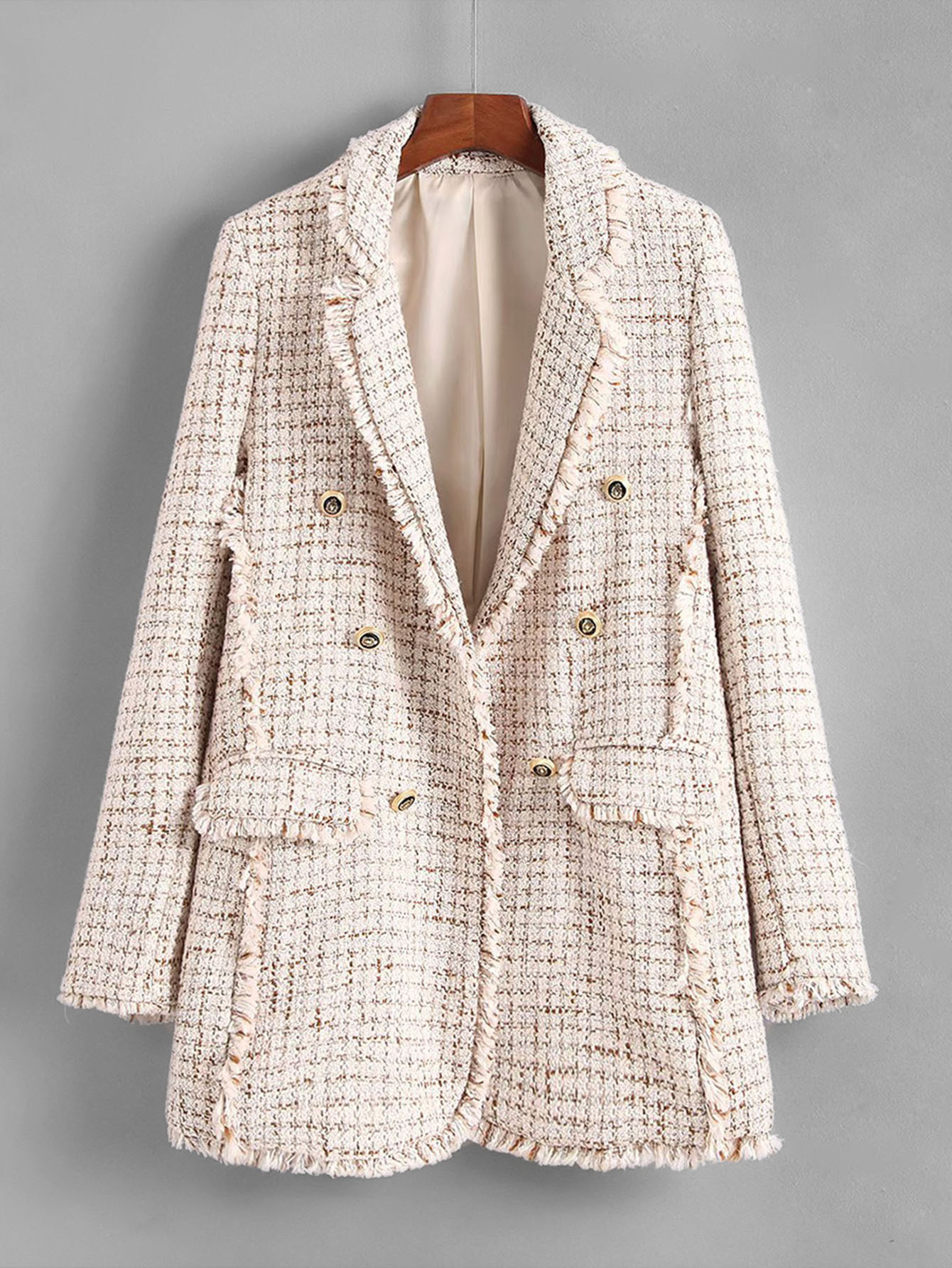 blazer en tweed femme