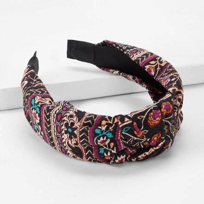 

Flower Pattern Headband, Multicolor