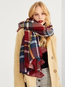 Bufanda de cuadros - Multicolor - Ver 1