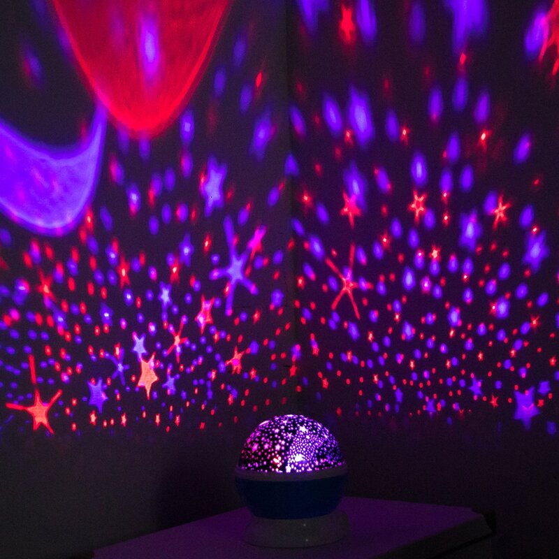 

Moon & Star Projector Light 12V, Purple