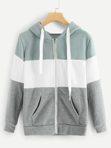 Áo nỉ Dây kéo Nhiều màu Casual - Nhiều màu - Xem 1