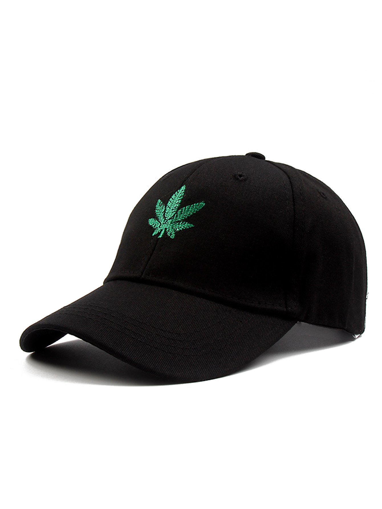 Men Leaf Embroidery Baseball Cap
