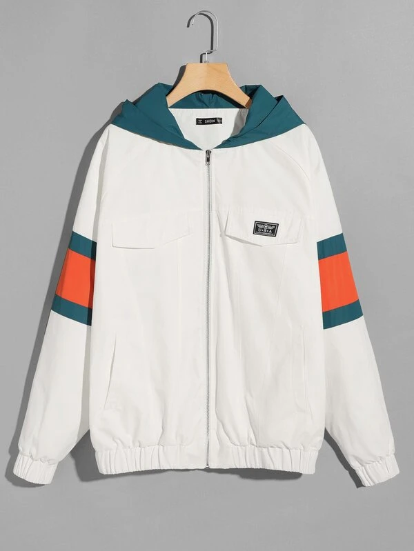 veste avec poche devant