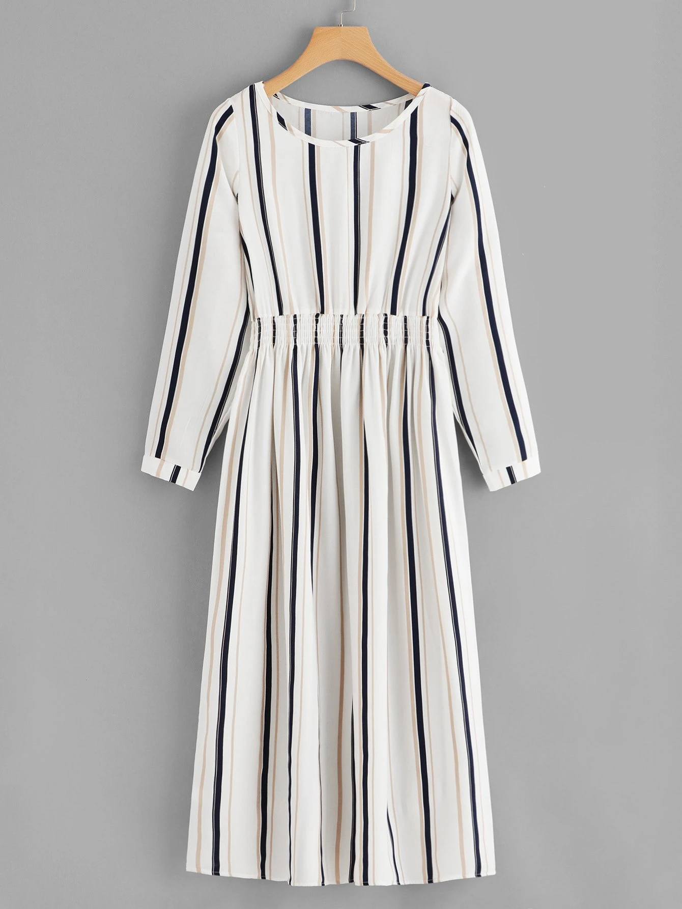 Ruched Striped Dress | SHEIN EUR