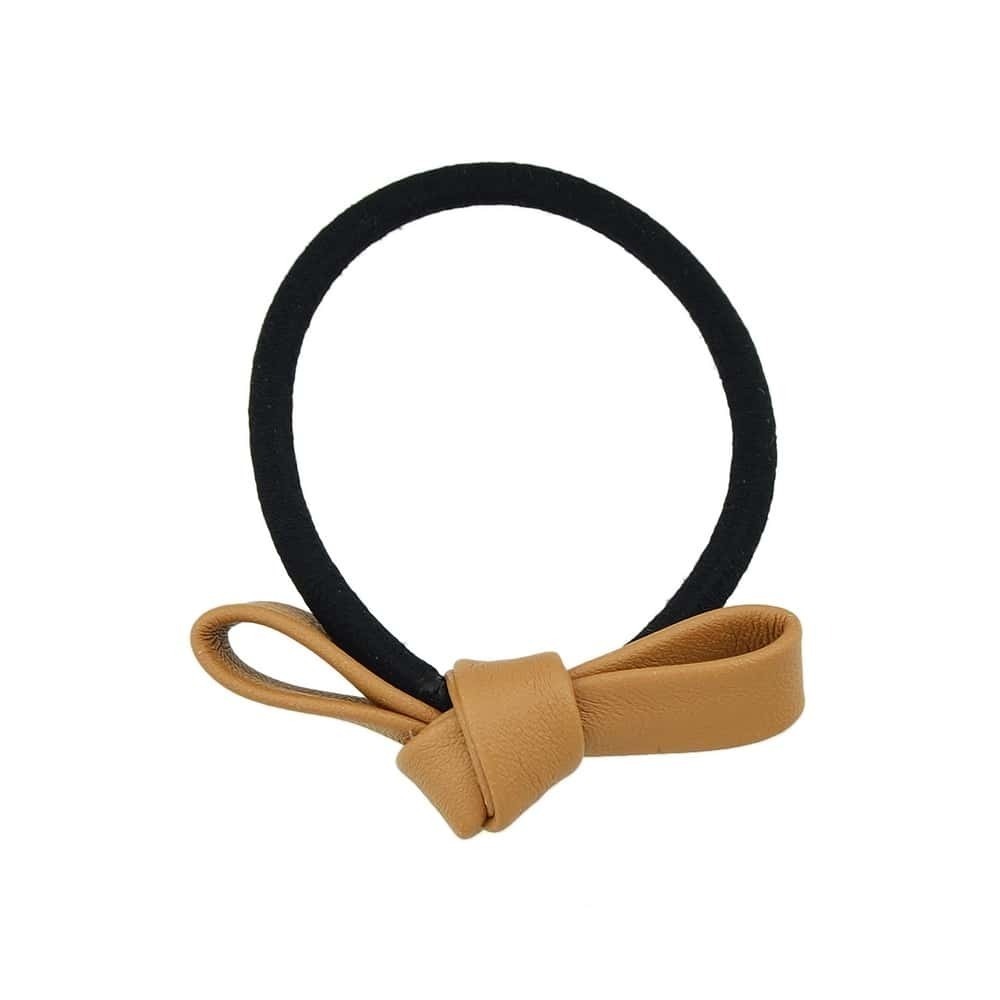 

1Pc PU Bowknot Hair Band Scrunchies, Multicolor