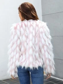 Fuzzy Coat - Multicolor - View 2