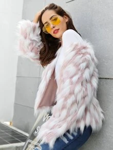 Fuzzy Coat - Multicolor - View 3