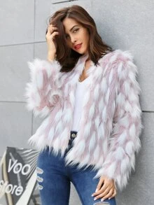 Fuzzy Coat - Multicolor - View 4