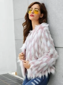 Fuzzy Coat - Multicolor - View 5