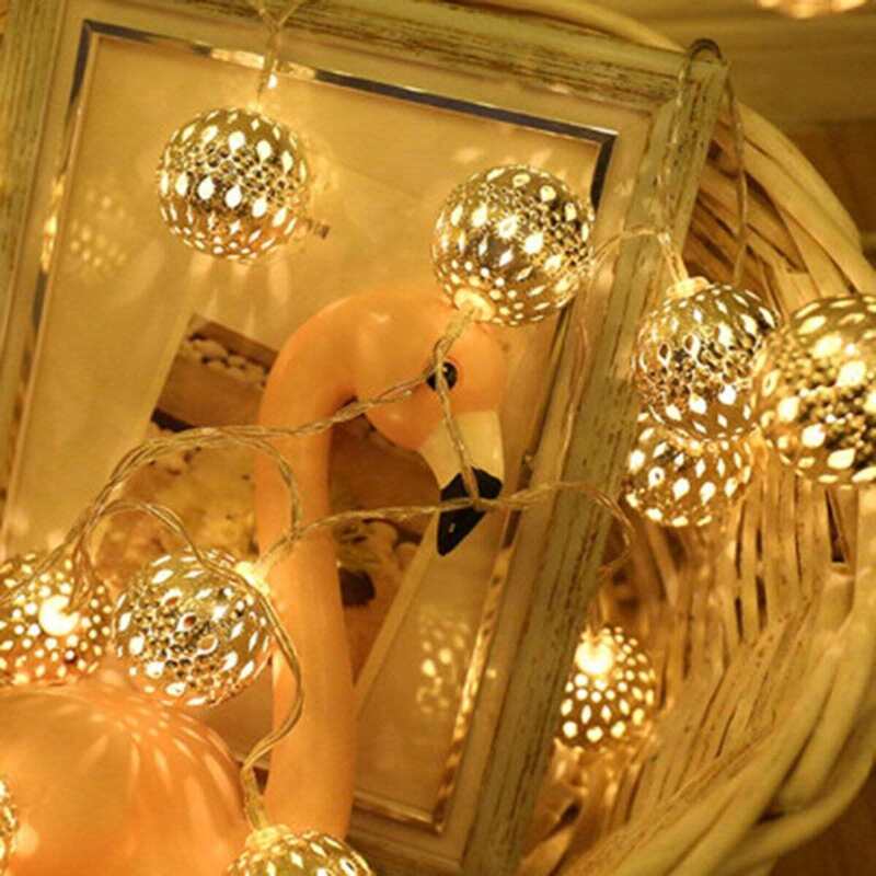 

10pcs Lantern Bulb String Light, Yellow
