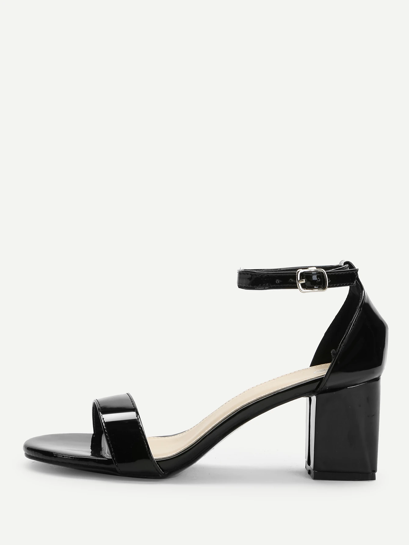 two strap heeled sandals