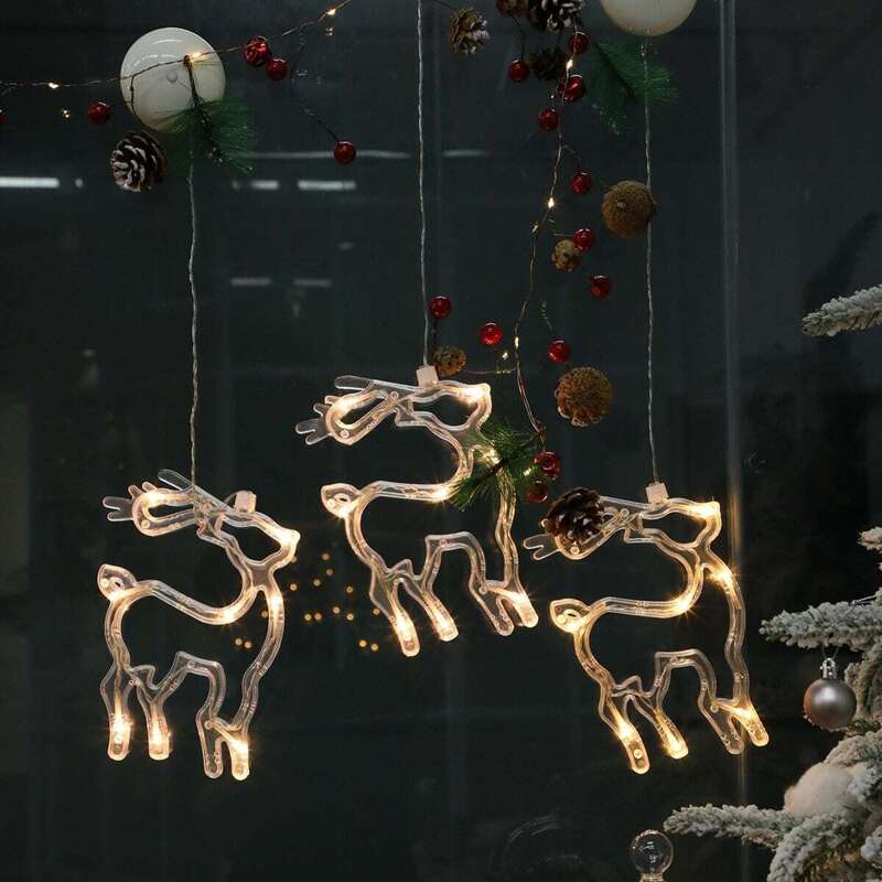 

Christmas Fawn Shaped Lamp 12V, White