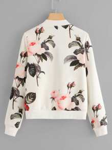 weiße jacke mit blumenmuster weiße jacke mit blumenmuster